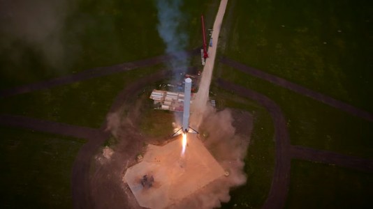 Watch The Spectacular Takeoff And Landing Of A Rocket As Filmed By A Drone (Video)-6