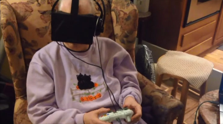 Thanks To Oculus Rift: A Dying Grandmother Can Explore Outside world-