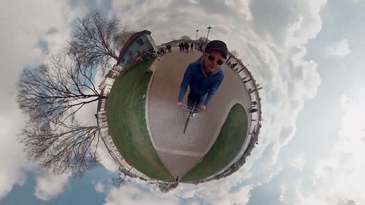 An Amazing Tiny planet Panorama Video Created Using 6 GoPro Cameras-2