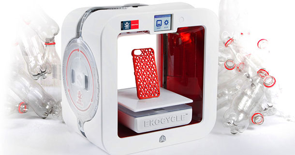 Ekocycle Cube: A 3D Printer That Uses Recycled Coca Cola Bottles As Filament-