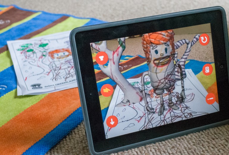 Chromeville: Augmented Reality App Helps Children Bring To Life Their Paintings