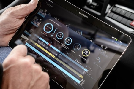 future truck 2025 with tablet