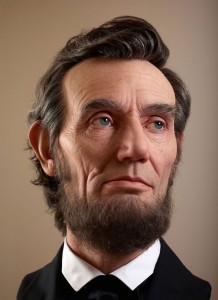 Abraham Lincoln-10 Amazingly Life Like Computer Generated 3D Portraits OF Famous Characters-2