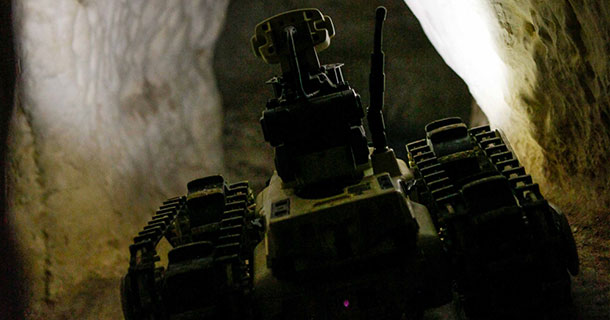 Micro Tactical Ground Robots Of Israeli Army Explore Tunnels In Gaza-3