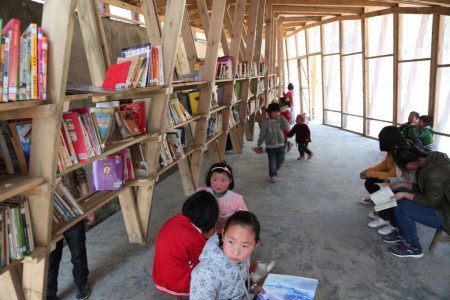 The Pinch: An Amazing Community Library With Double Roof Curved As Slide-3