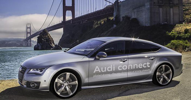 Audi Gets License To Test Drive Its First Autonomous car A7 in California-1