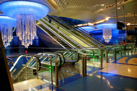 A station in Dubai, United Arab Emirates-25 Most Beautiful Subway Stations Around The World (Photo Gallery)-22