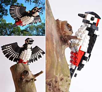 Amazing Bird Models Made Using Simple LEGO Bricks-1