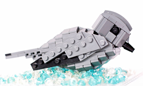 Amazing Bird Models Made Using Simple LEGO Bricks-16