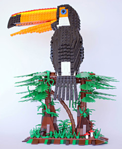 Amazing Bird Models Made Using Simple LEGO Bricks-3