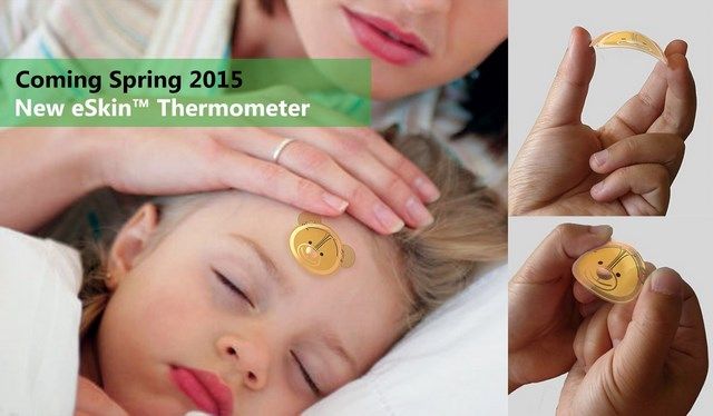 CES 2015: Eskin, A NFC Thermometer To Be Used As Sticker On Skin-