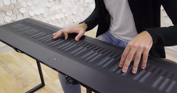 Discover This Unconventional Piano To Compose Melodies By Dragging And Vibrating Your Fingers-2