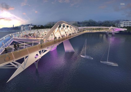 12 Most Beautiful Designs For The Planned Pedestrian Bridge In London-1