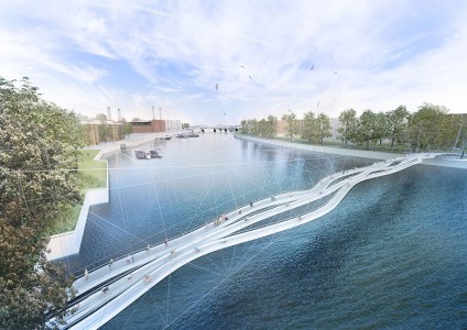 12 Most Beautiful Designs For The Planned Pedestrian Bridge In London-9
