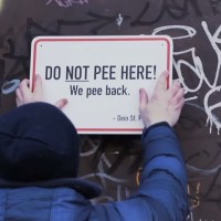 Germans Fight Urination At Public Places In An Unusual Way