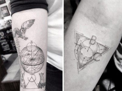 These Geometric Ink Tattoos Will Blow You Away-8