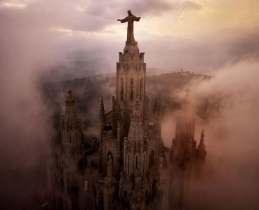 Sagrat Cor, Barcelona, ​​Spain-21 Most Beautiful Places Photographed By Drones Where Overflight Is Illegal Today-2