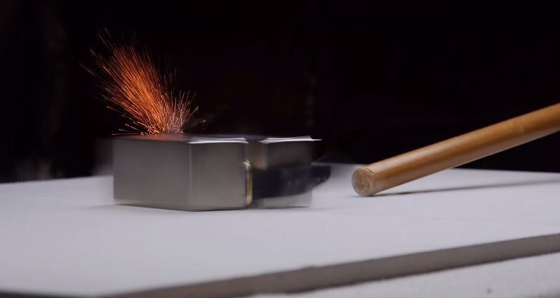 See Result Of $10,000 Apple Watch Being Smashed By Powerful Magnets-