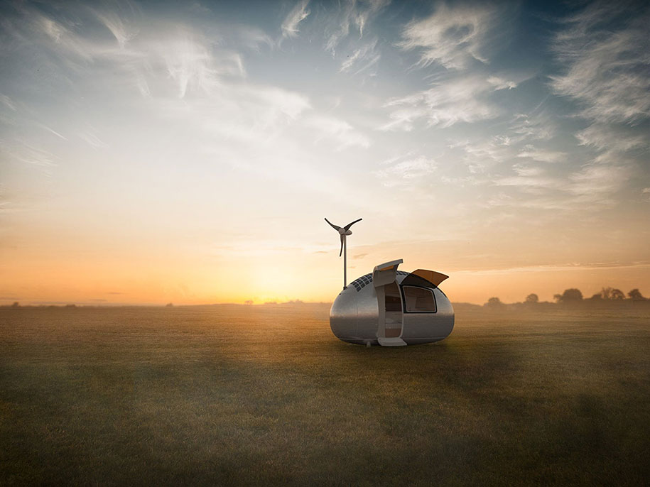 This Ecocapsule Lets You Live Anywhere On Earth Without Electricity-