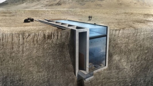 Casa Brutale: A Stunning Concept Of Home Hanging From Cliffside Over The Sea-1