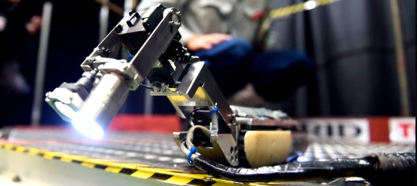Toshiba's Revolutionary Scorpion Robot To Explore The Fukushima Reactor-