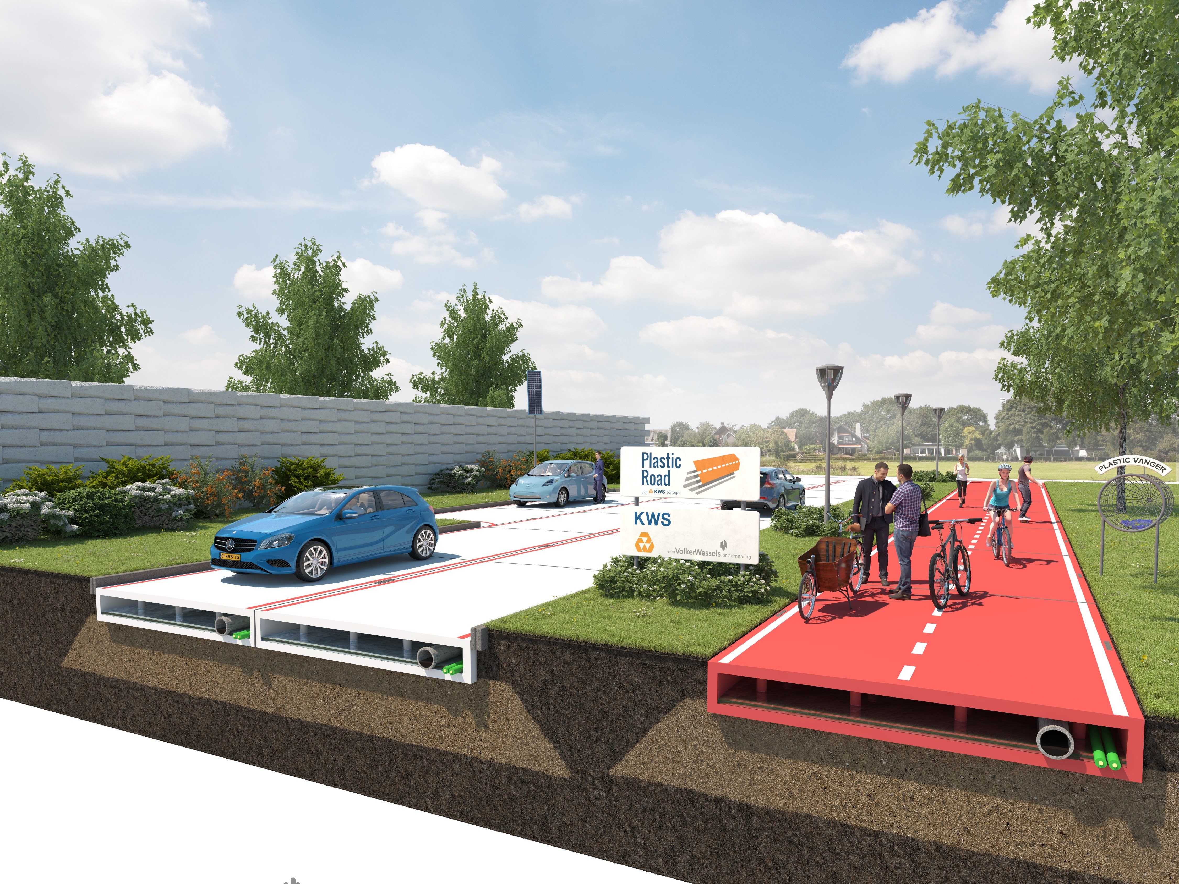 World's First Entirely Plastic Road To Be Constructed In Rotterdam Using Recycled Waste-1