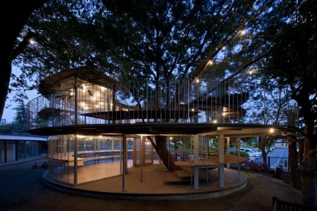12 Green Tree Houses Built Around The Trees Without Cutting Them-2