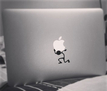 28 Geek Stickers With Apple Logo To Transform Your Mackbook's Look-18