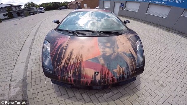 A Lamborghini That Changes Color Like A chameleon With Changing Temperature