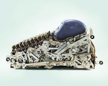 A mechanical calculator-Discover Amazing Cross-section View Of 22 Everyday Objects Cut In Half-13