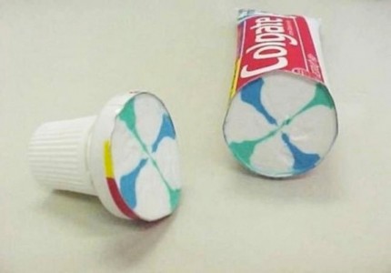 A toothpaste tube-Discover Amazing Cross-section View Of 22 Everyday Objects Cut In Half-21