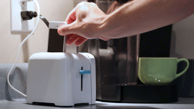 Foaster: This Toaster Is In fact A Disguised Multi-Device Charging Station-