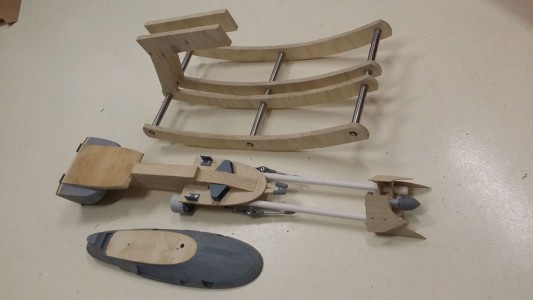 Geek Father Makes A Star War Speeder Bike Model As A Gift On Her Daughter's First Birthday-4