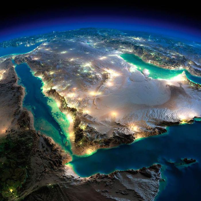 23 Stunning 3D Photographs Reveal Night Beauty Of Earth From Space