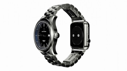 Pinnacle Combines A Classic Luxury Watch With an Apple Watch On Flip Side-1