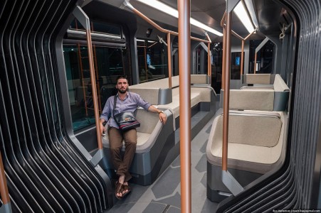 Russian One: The New High-Tech And Luxurious Russian Tram In Photos-19