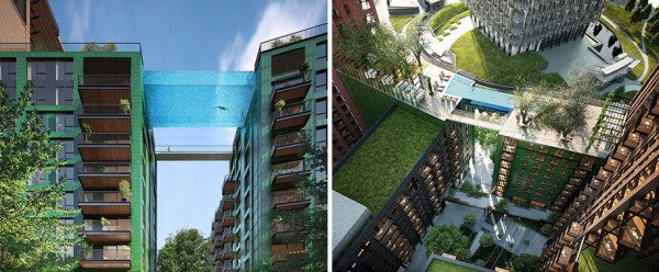 This 115 Feet High All Glass Swimming Pool Would Surely Make You Tremble-1