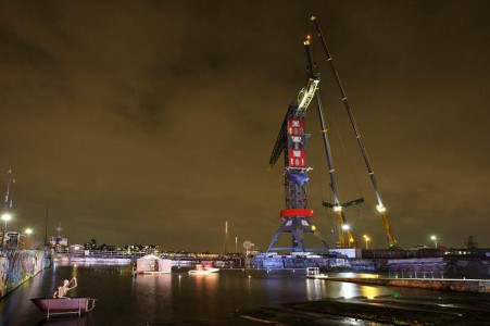 This Amazing Luxury Hotel In Amsterdam Was Built In A Dockside crane-1