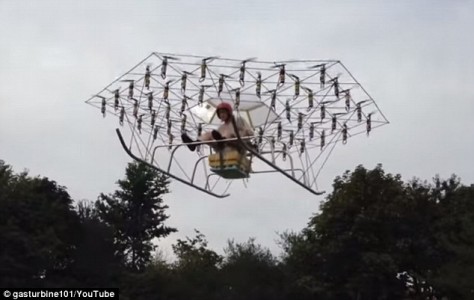 A New SUPER DRONE With 54 propellers Takes To The Skies-