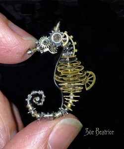 Amazing Life Like Sculptures Made From The Old Watch Parts-1