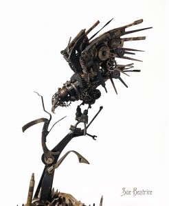 Amazing Life Like Sculptures Made From The Old Watch Parts-10