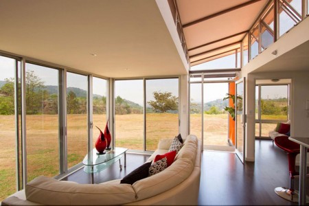 Also located in Costa Rica, this home was built with two containers by architect Benjamin Garcia Saxe