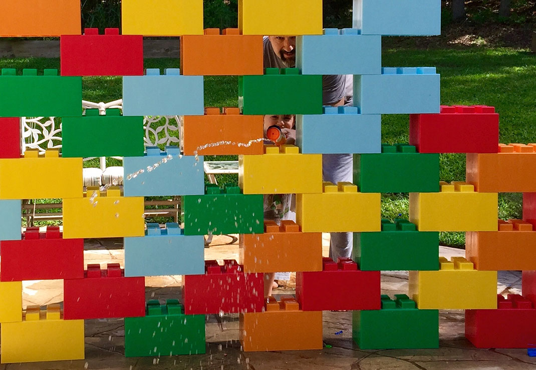 Use These Giant Lego Bricks To Build Human Size Furniture And Erect Buildings