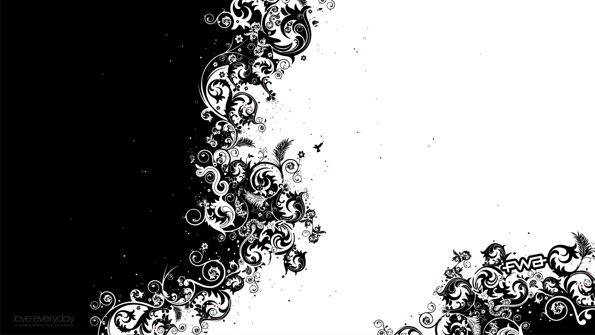 black and white cool wallpaper