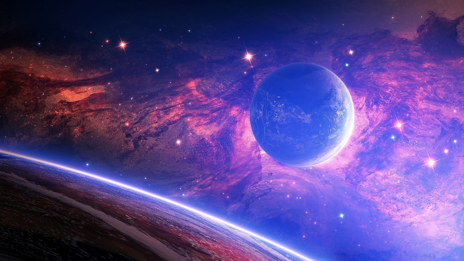 50 HD Space Wallpapers/Backgrounds For Free Download