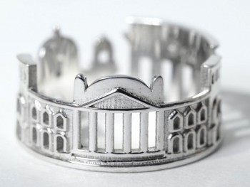 Rings made as the architectures of famous cities--14