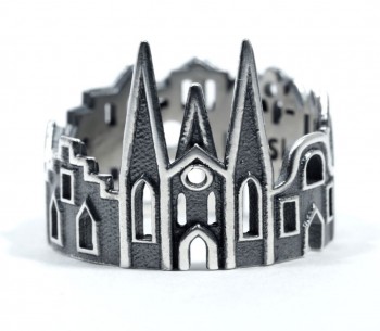 Rings made as the architectures of famous cities--17