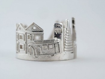 Rings made as the architectures of famous cities--36