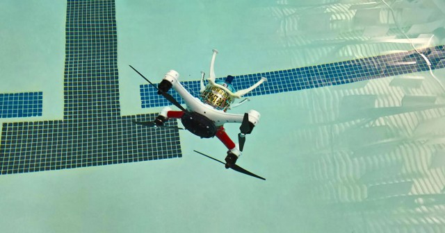 Amazing Drone That Can Fly, Float and Dive Underwater To Make Sea Rescue Missions--3