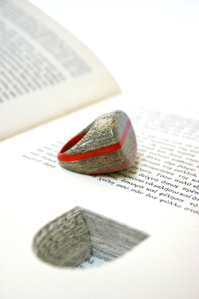 Jeremy Gives New Life To Old Book Pages Turning Them Into Delicate Jewelry-